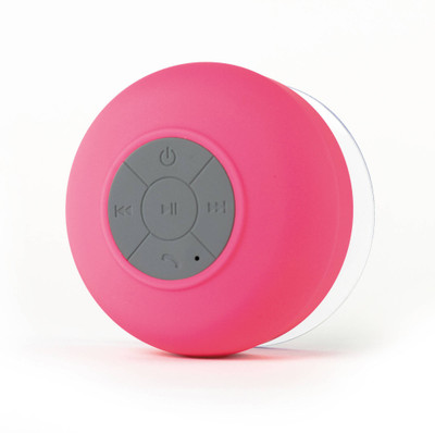 

Shortkut Enterprises Waterproof Shower Bluetooth wireless Portable rechargeable speaker -132 3 W Portable Mobile/Tablet Speaker(Pink, Mono Channel)