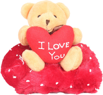 

Tickles Sofa Teddy Special Valentine Day gift - 12 cm(Red)