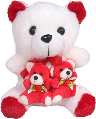 

Tickles Loving Teddy - 20 cm(White)