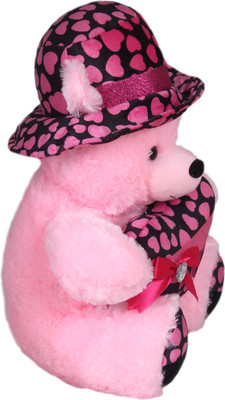 

Tickles Beautiful Valentine Teddy with Heart Best Gift - 40 cm(Pink)