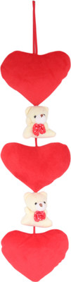 

Tickles Hanging Heart with Teddy - 40 cm(Red)