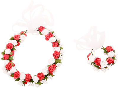 

Sanjog Tiara(Red, White, Pack of 1)