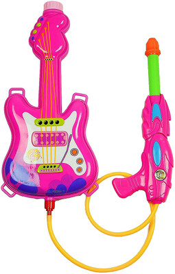 

Darling Toys Guitar Pressure Water Gun Pichkari Tank Backpack | 2 Litre(Pink)