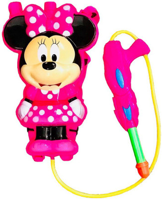 

RIANZ Cartoon Minnie Figure Backpack Water Gun Holi Pressure Water Gun Pichkari Tank Summer Beach Water Blaster Baby Toys Shooting Spray, Color May Vary (Minnie)(Multicolor)