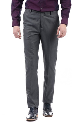 ARROW Tapered Men Grey Trousers