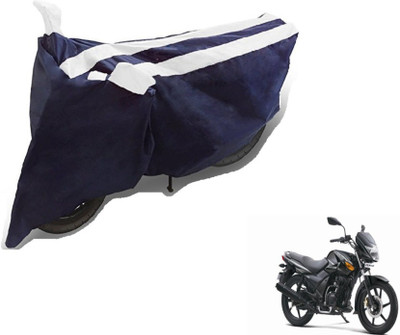 Flipkart SmartBuy Two Wheeler Cover for TVS(Flame DS 125, Black, White)