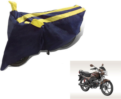 Flipkart SmartBuy Two Wheeler Cover for Hero(Passion Pro, Black, Yellow)
