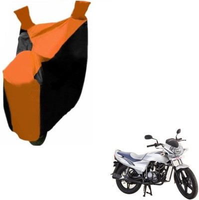 MOCKHE Two Wheeler Cover for LML(Freedom, Black, Orange)