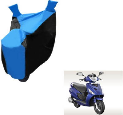 MOCKHE Two Wheeler Cover for Hero(Maestro Edge, Black, Blue)