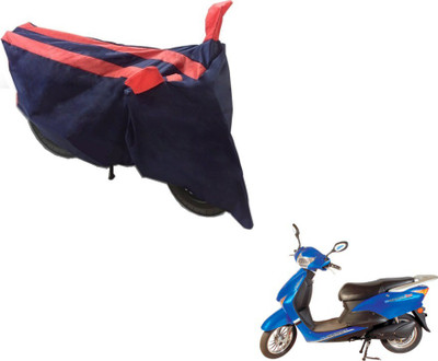 MOCKHE Two Wheeler Cover for Hero(E Scoot, Black, Orange)