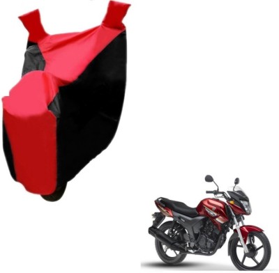 MOCKHE Two Wheeler Cover for Yamaha(SZ X, Black, Red)