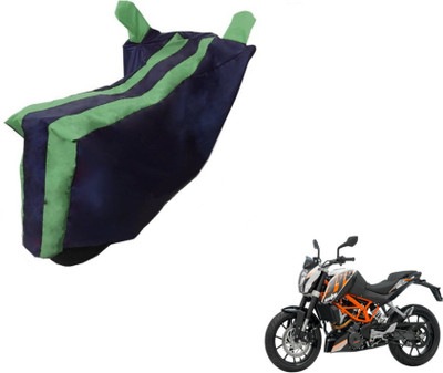 MOCKHE Two Wheeler Cover for KTM(Duke 390, Black, Green)