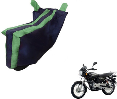 MOCKHE Two Wheeler Cover for Bajaj(Boxer, Black, Green)
