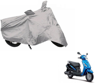Flipkart SmartBuy Two Wheeler Cover for Suzuki(Zeus, Silver)