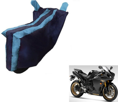 Flipkart SmartBuy Two Wheeler Cover for Yamaha(YZF R1, Black, Blue)