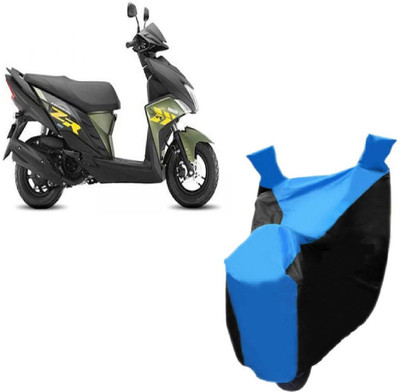 Auto Age Two Wheeler Cover for Yamaha(Ray Z, Blue)