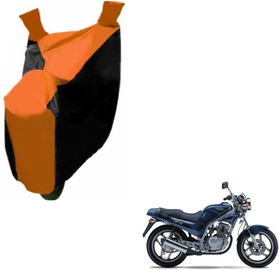 MOCKHE Two Wheeler Cover for Hyosung(Black, Orange)