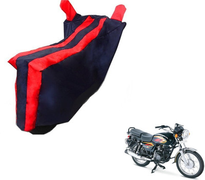 Flipkart SmartBuy Two Wheeler Cover for TVS(Max 4R, Black, Red)