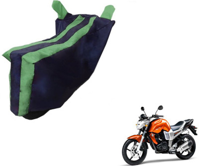 Flipkart SmartBuy Two Wheeler Cover for Yamaha(FZ16, Black, Green)