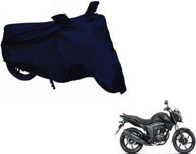 MOCKHE Two Wheeler Cover for Honda(CB Trigger, Blue)