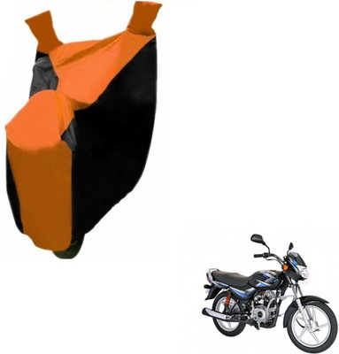 Flipkart SmartBuy Two Wheeler Cover for Bajaj(CT100, Black, Orange)