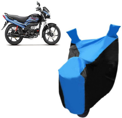 Auto Age Two Wheeler Cover for Hero(Passion Pro, Blue)