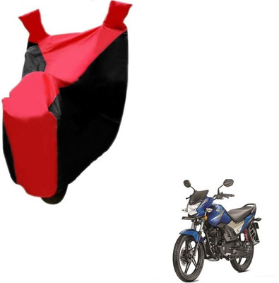 Flipkart SmartBuy Two Wheeler Cover for Honda(CB Shine, Black, Red)