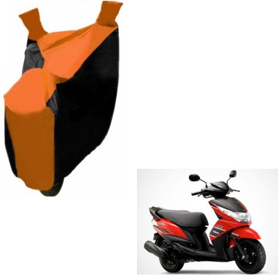 Flipkart SmartBuy Two Wheeler Cover for Yamaha(Ray, Black, Orange)
