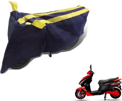 Flipkart SmartBuy Two Wheeler Cover for Kinetic(Nova, Black, Yellow)