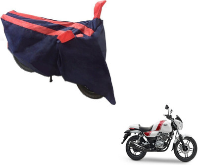 MOCKHE Two Wheeler Cover for Bajaj(V 150, Black, Orange)