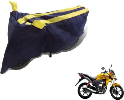 MOCKHE Two Wheeler Cover for Honda(CB Twister, Black, Yellow)