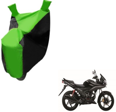 MOCKHE Two Wheeler Cover for Honda(CBF Stunner, Black, Green)