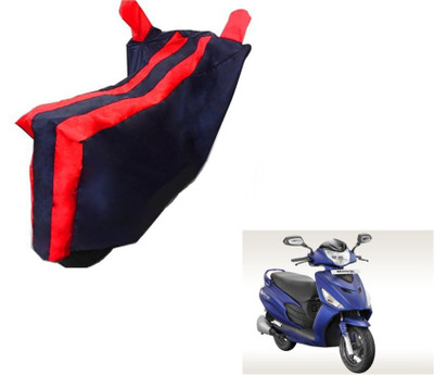 MOCKHE Two Wheeler Cover for Hero(Maestro Edge, Black, Red)