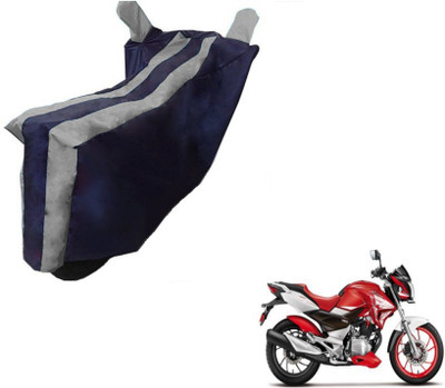 MOCKHE Two Wheeler Cover for Hero(Xtreme, Black, Silver)