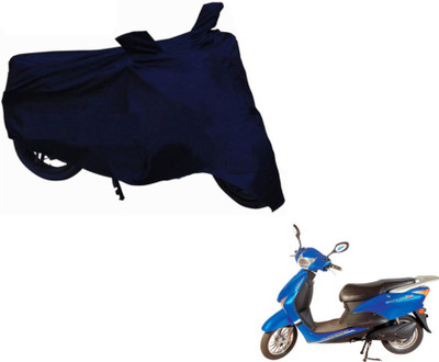 MOCKHE Two Wheeler Cover for Hero(E Scoot, Blue)