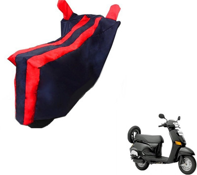 MOCKHE Two Wheeler Cover for Honda(Black, Red)