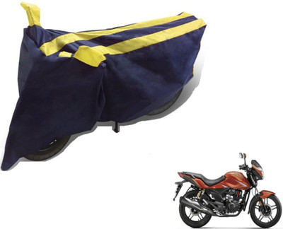 MOCKHE Two Wheeler Cover for Hero(CBZ Extreme, Black, Yellow)