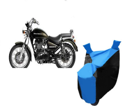 Auto Age Two Wheeler Cover for Royal Enfield(Thunderbird 350, Blue)