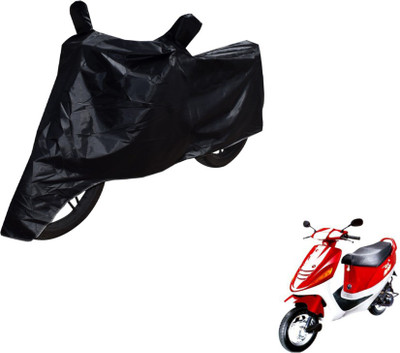 MOCKHE Two Wheeler Cover for Kinetic(Black)