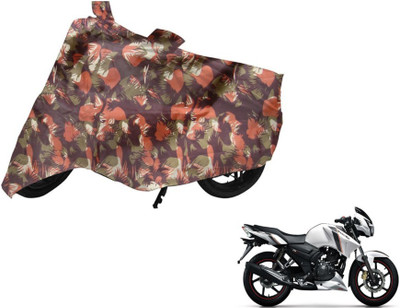 MOCKHE Two Wheeler Cover for TVS(Apache RTR 160, Multicolor)