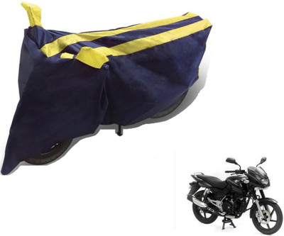 MOCKHE Two Wheeler Cover for Bajaj(Pulsar 150, Black, Yellow)