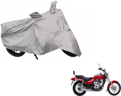 MOCKHE Two Wheeler Cover for Bajaj(Avenger 220 DTS-i, Silver)