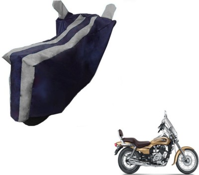 MOCKHE Two Wheeler Cover for Bajaj(Avenger 220 Cruise, Black, Silver)