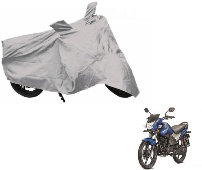 MOCKHE Two Wheeler Cover for Honda(CB Shine, Silver)