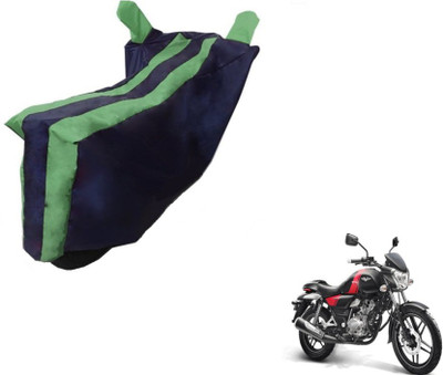 MOCKHE Two Wheeler Cover for Bajaj(V 150, Black, Green)