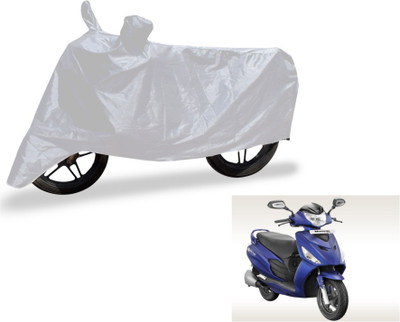 MOCKHE Two Wheeler Cover for Hero(Maestro Edge, Silver)
