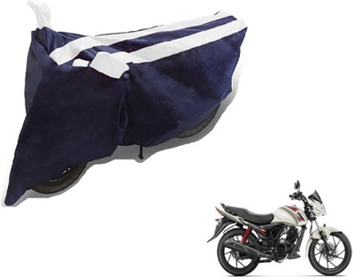 Flipkart SmartBuy Two Wheeler Cover for Suzuki(Sling Shot, Black, White)