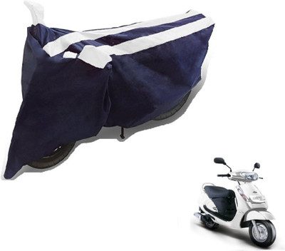 Flipkart SmartBuy Two Wheeler Cover for Mahindra(Duro, Black, White)