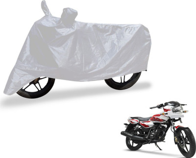 MOCKHE Two Wheeler Cover for TVS(Phoenix 125, Silver)