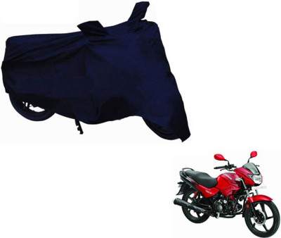 MOCKHE Two Wheeler Cover for Hero(Glamour FI, Blue)